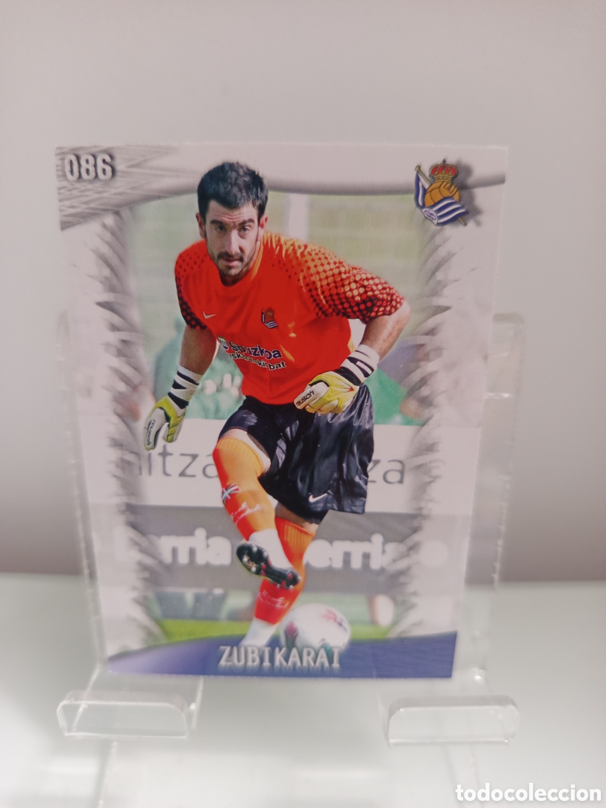 Fu&szlig;ball-Sticker: ❇️ CROMO CARD ⚽ ZUBIKARAI REAL SOCIEDAD 86 FICHAS LIGA QUIZ GAME 2014 13 14 2013 2014 MUNDICROMO ❇️