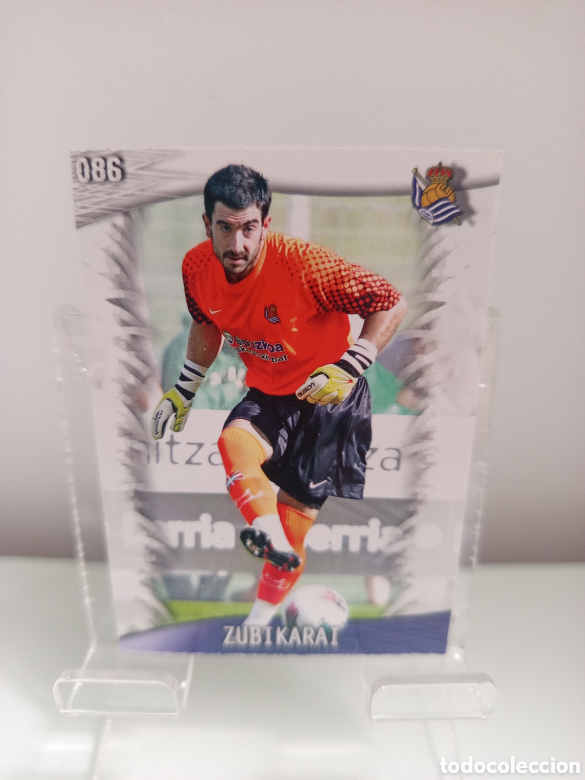 Fu&szlig;ball-Sticker: ❇️ CROMO CARD ⚽ ZUBIKARAI REAL SOCIEDAD 86 FICHAS LIGA QUIZ GAME 2014 13 14 2013 2014 MUNDICROMO ❇️