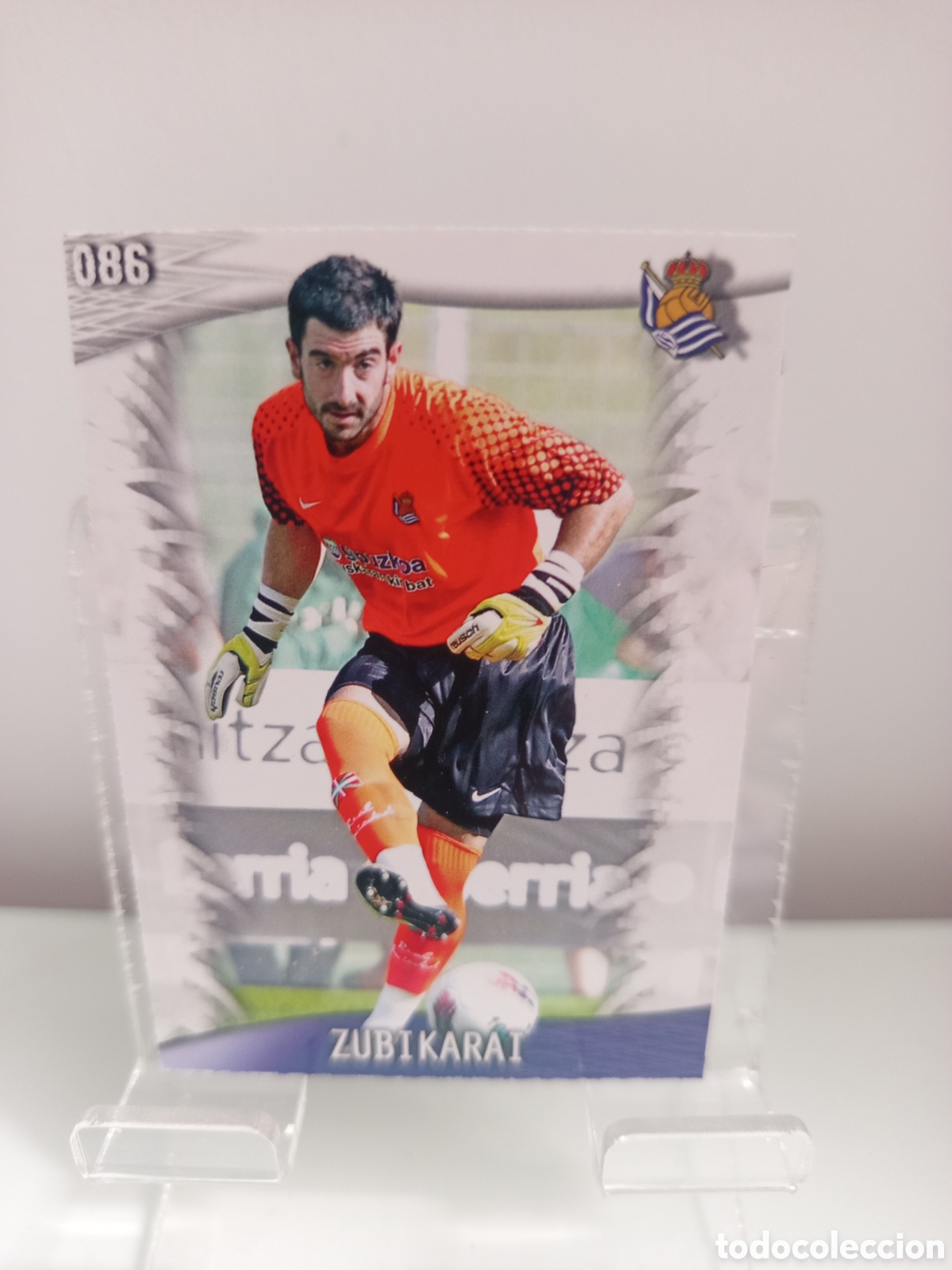 Fu&szlig;ball-Sticker: ❇️ CROMO CARD ⚽ ZUBIKARAI REAL SOCIEDAD 86 FICHAS LIGA QUIZ GAME 2014 13 14 2013 2014 MUNDICROMO ❇️