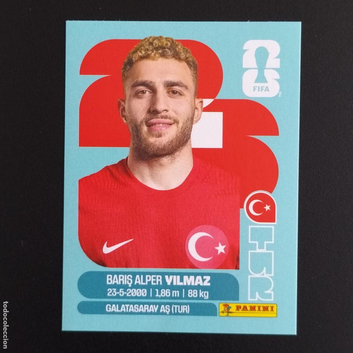 Fu&szlig;ball-Sticker: TUR 18 BARIS ALPER YILMAZ TURQUIA CROMOS STICKER MUNDIAL 26 2026 FIFA WORLD CUP PANINI