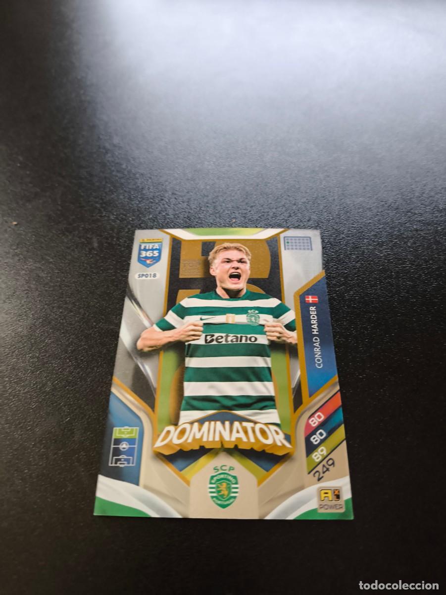 Fu&szlig;ball-Sticker: SPO18 Conrad Harder DOMINATOR SPORTING DE PORTUGAL PANINI ADRENALYN FIFA 365 2025 2026 NO LIGA ESTE