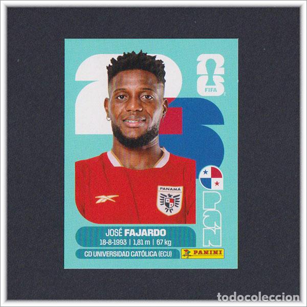 Football Stickers: FIFA WORLD CUP 2026 26 MUNDIAL PANINI FAJARDO PAN 17 PANAM&Aacute; COLECCI&Oacute;N ALBUM LIGA STICKER