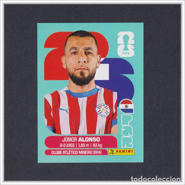 Cromos de F&uacute;tbol: FIFA WORLD CUP 2026 26 MUNDIAL PANINI JUNIOR ALONSO PAR 8 PARAGUAY COLECCI&Oacute;N ALBUM LIGA STICKER