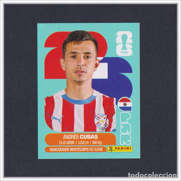 Cromos de F&uacute;tbol: FIFA WORLD CUP 2026 26 MUNDIAL PANINI CUBAS PAR 12 PARAGUAY COLECCI&Oacute;N ALBUM LIGA STICKER