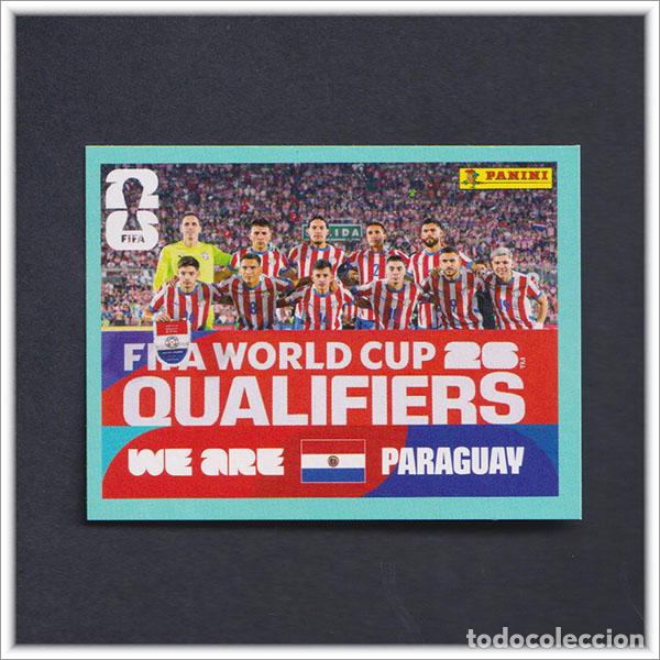 Cromos de F&uacute;tbol: FIFA WORLD CUP 2026 26 MUNDIAL PANINI EQUIPO ALINEACI&Oacute;N PAR 13 PARAGUAY COLECCI&Oacute;N ALBUM LIGA STICKER