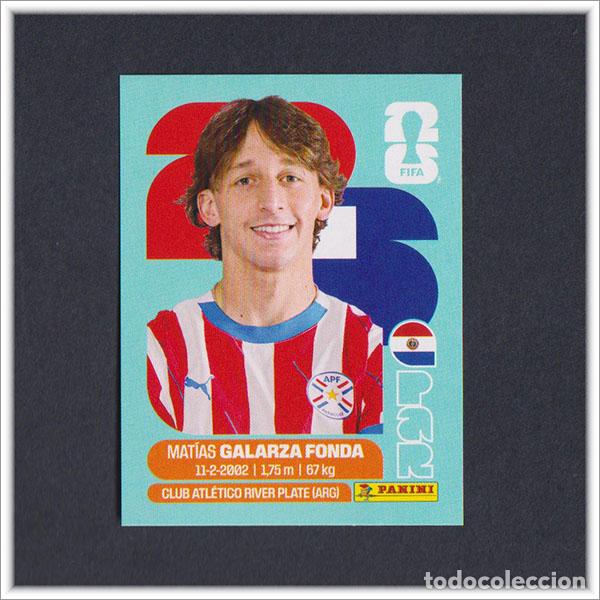 Cromos de F&uacute;tbol: FIFA WORLD CUP 2026 26 MUNDIAL PANINI GALARZA FONDA PAR 14 PARAGUAY COLECCI&Oacute;N ALBUM LIGA STICKER
