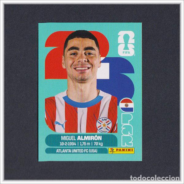 Cromos de F&uacute;tbol: FIFA WORLD CUP 2026 26 MUNDIAL PANINI ALMIRON PAR 17 PARAGUAY COLECCI&Oacute;N ALBUM LIGA STICKER