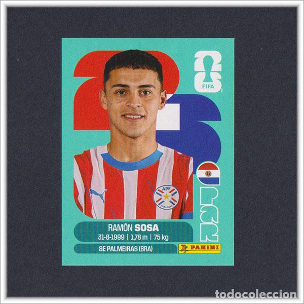 Cromos de F&uacute;tbol: FIFA WORLD CUP 2026 26 MUNDIAL PANINI RAMON SOSA PAR 18 PARAGUAY COLECCI&Oacute;N ALBUM LIGA STICKER