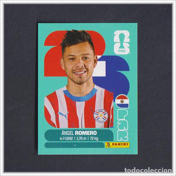 Cromos de F&uacute;tbol: FIFA WORLD CUP 2026 26 MUNDIAL PANINI ANGEL ROMERO PAR 19 PARAGUAY COLECCI&Oacute;N ALBUM LIGA STICKER