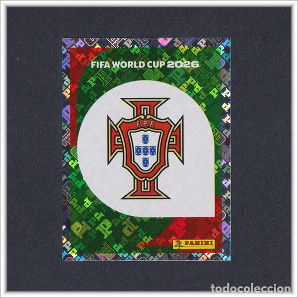 Cromos de F&uacute;tbol: FIFA WORLD CUP 2026 26 MUNDIAL PANINI ESCUDO POR 1 PORTUGAL COLECCI&Oacute;N ALBUM LIGA STICKER