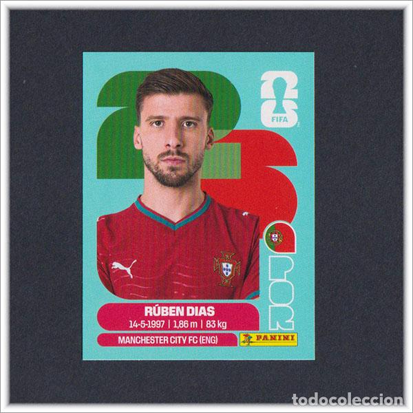 Figurine di Calcio: FIFA WORLD CUP 2026 26 MUNDIAL PANINI RUBEN DIAS POR 4 PORTUGAL COLECCI&Oacute;N ALBUM LIGA STICKER