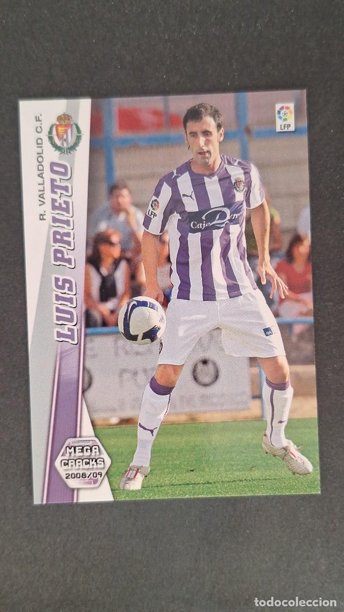 Figurine di Calcio: L1 LUIS PRIETO REAL VALLADOLID 328 PANINI MEGACRACKS 2008 2009 08 09
