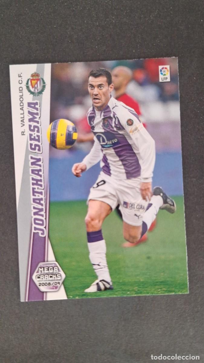 Cromos de F&uacute;tbol: L1 JONATHAN SESMA REAL VALLADOLID 337 PANINI MEGACRACKS 2008 2009 08 09