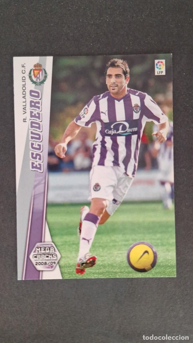 Cromos de F&uacute;tbol: L1 ESCUDERO REAL VALLADOLID 339 PANINI MEGACRACKS 2008 2009 08 09