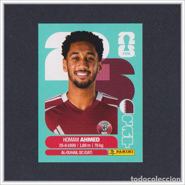 Cromos de F&uacute;tbol: FIFA WORLD CUP 2026 26 MUNDIAL PANINI AHMED QAT 5 QATAR COLECCI&Oacute;N ALBUM LIGA STICKER