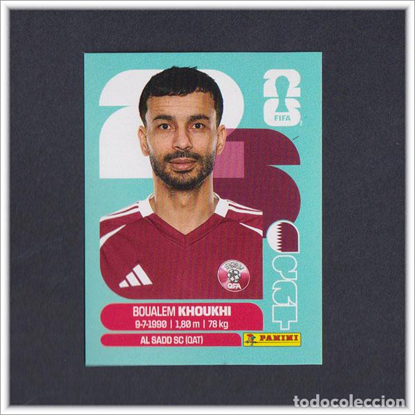 Cromos de F&uacute;tbol: FIFA WORLD CUP 2026 26 MUNDIAL PANINI KHOUKHI QAT 6 QATAR COLECCI&Oacute;N ALBUM LIGA STICKER
