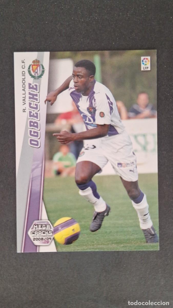 Cromos de F&uacute;tbol: L1 OGBECHE REAL VALLADOLID 341 PANINI MEGACRACKS 2008 2009 08 09