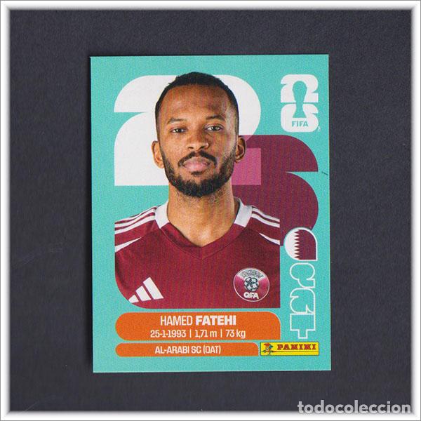 Cromos de F&uacute;tbol: FIFA WORLD CUP 2026 26 MUNDIAL PANINI FATEHI QAT 12 QATAR COLECCI&Oacute;N ALBUM LIGA STICKER
