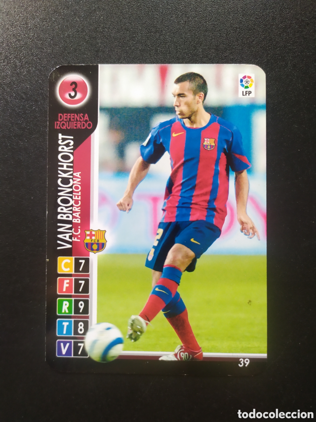 Cromos de F&uacute;tbol: Derby total 2004 2005 04 05 panini Van Bronckhorst n&deg; 39 Barcelona