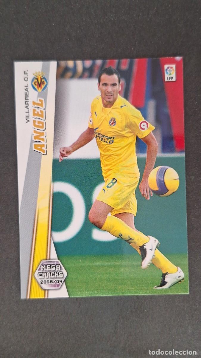 Cromos de F&uacute;tbol: L1 ANGEL VILLARREAL C. F. 346 PANINI MEGACRACKS 2008 2009 08 09