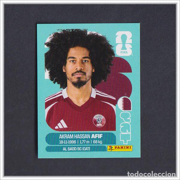 Cromos de F&uacute;tbol: FIFA WORLD CUP 2026 26 MUNDIAL PANINI AFIF QAT 18 QATAR COLECCI&Oacute;N ALBUM LIGA STICKER