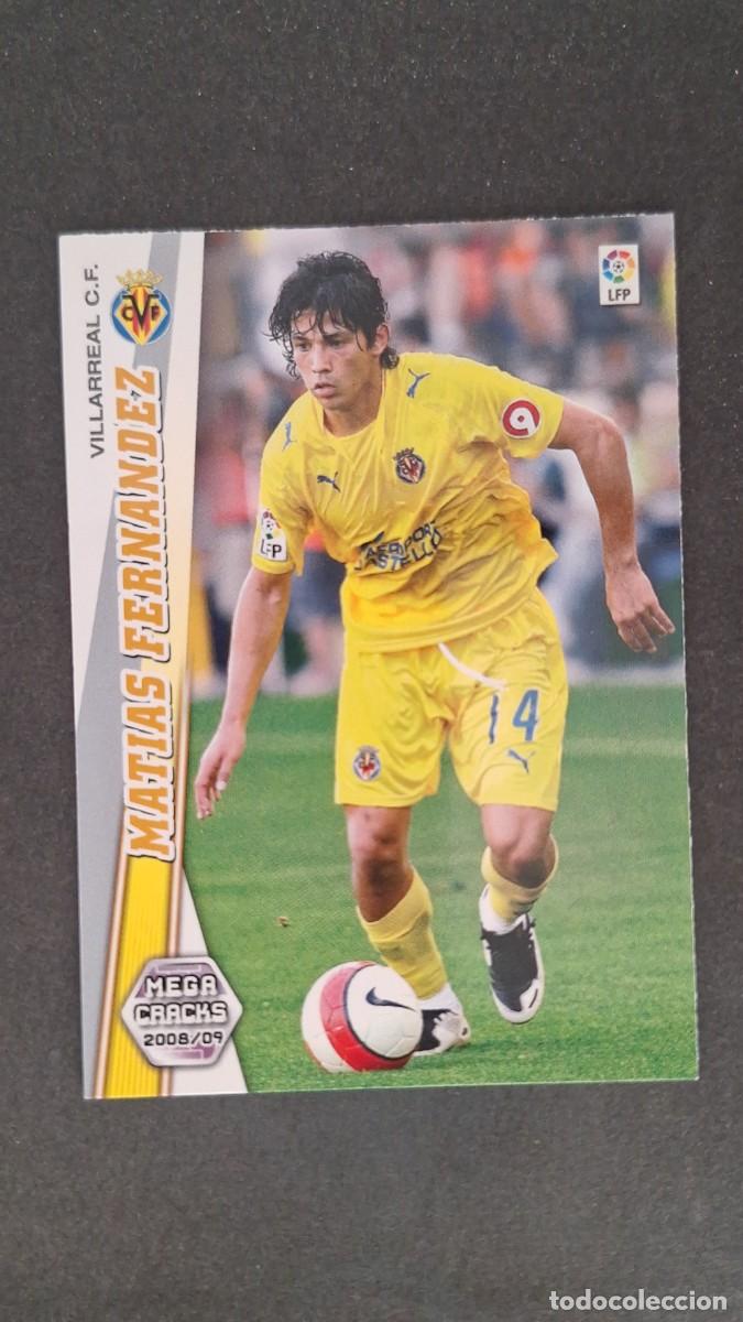 Cromos de F&uacute;tbol: L1 MATIAS FERNANDEZ VILLARREAL C. F. 357 PANINI MEGACRACKS 2008 2009 08 09