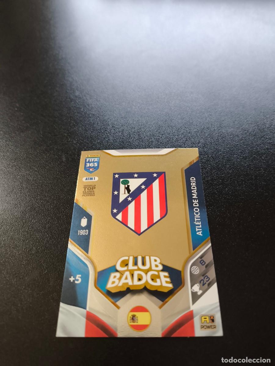 Cromos de F&uacute;tbol: ATM1 Club Badge ESCUDO ATLETICO DE MADRID PANINI ADRENALYN FIFA 365 2025 2026 NO LIGA ESTE
