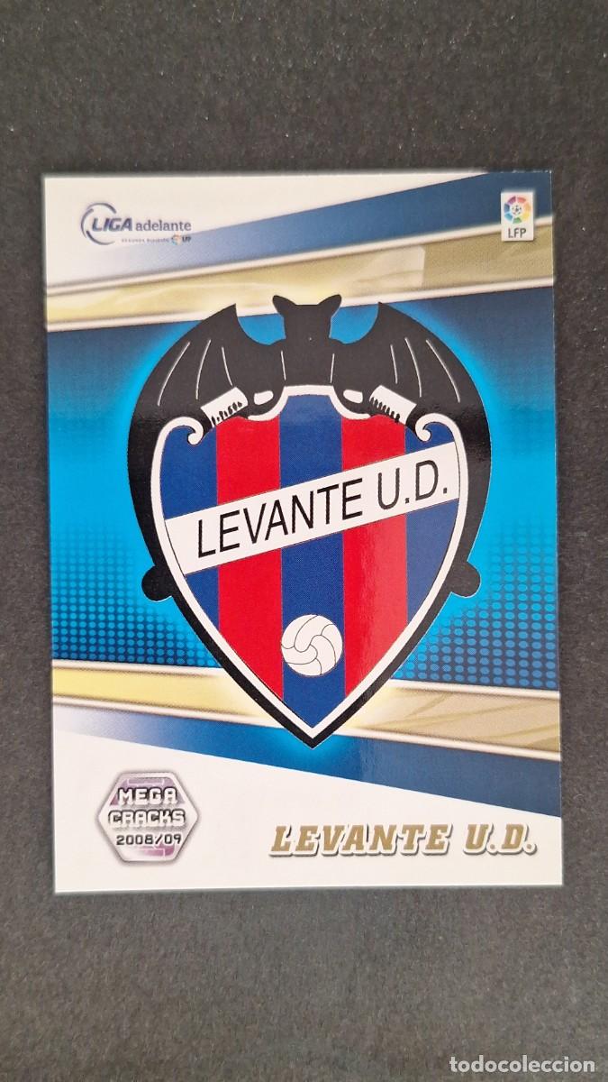 Cromos de F&uacute;tbol: L1 ESCUDO LEVANTE U. D. LIGA ADELANTE 408 PANINI MEGACRACKS 2008 2009 08 09