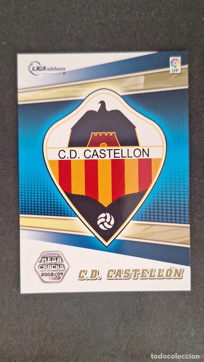 Cromos de F&uacute;tbol: L1 ESCUDO C. D. CASTELLON LIGA ADELANTE 410 PANINI MEGACRACKS 2008 2009 08 09