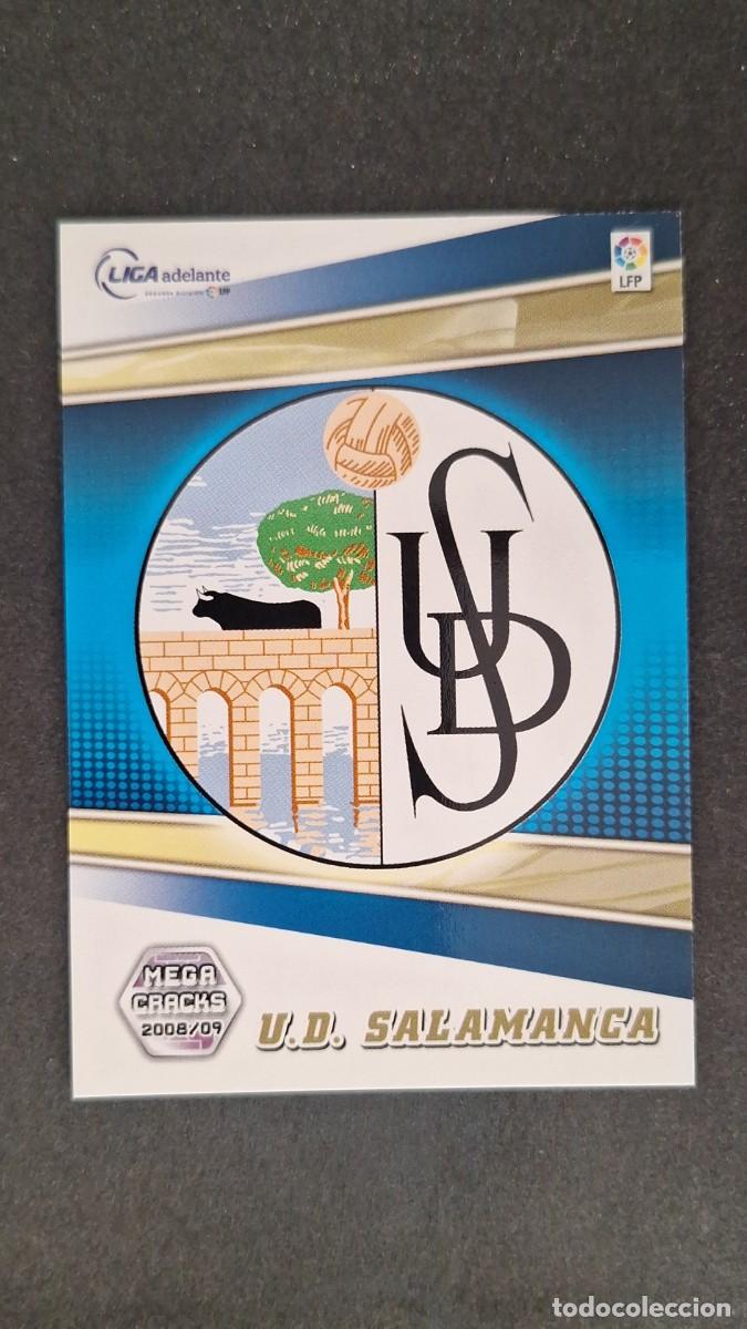 Cromos de F&uacute;tbol: L1 ESCUDO U. D. SALAMANCA LIGA ADELANTE 412 PANINI MEGACRACKS 2008 2009 08 09