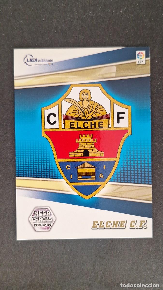Cromos de F&uacute;tbol: L1 ESCUDO ELCHE C. F. LIGA ADELANTE 415 PANINI MEGACRACKS 2008 2009 08 09