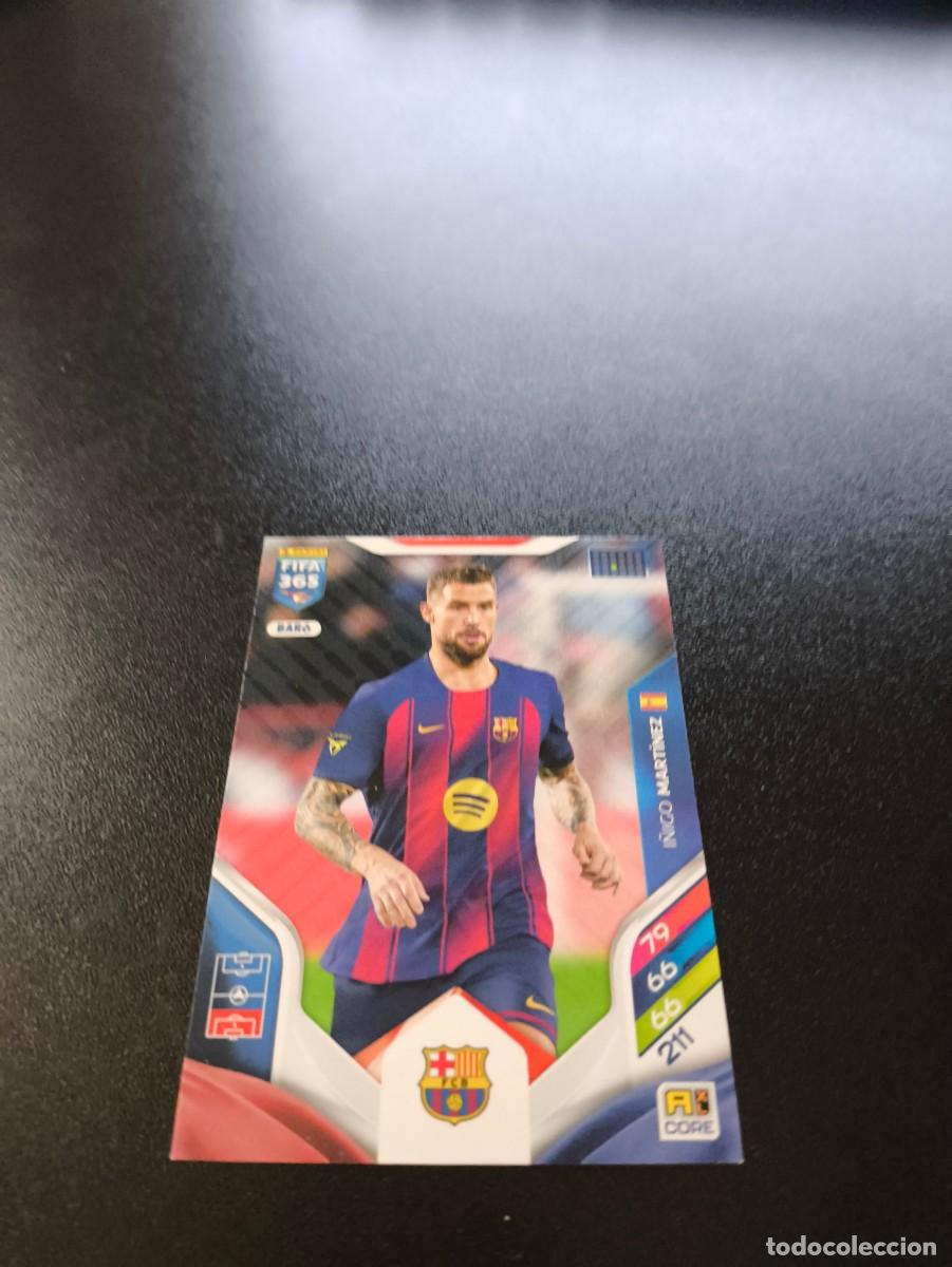 Cromos de F&uacute;tbol: BAR6 &Iacute;&ntilde;igo Mart&iacute;nez BARCELONA PANINI ADRENALYN FIFA 365 2025 2026 NO LIGA ESTE