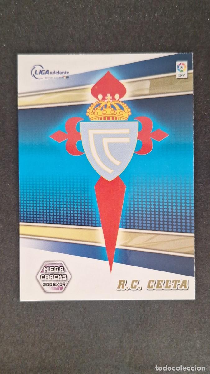 Cromos de F&uacute;tbol: L1 ESCUDO CELTA DE VIGO LIGA ADELANTE 421 PANINI MEGACRACKS 2008 2009 08 09