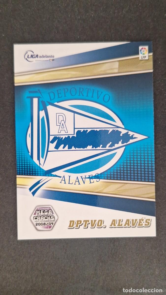 Cromos de F&uacute;tbol: L1 ESCUDO DEPORTIVO ALAVES LIGA ADELANTE 422 PANINI MEGACRACKS 2008 2009 08 09