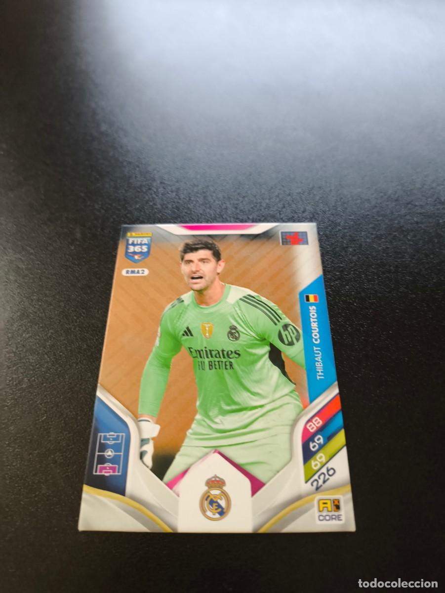 Cromos de F&uacute;tbol: RMA2 Thibaut Courtois REAL MADRID PANINI ADRENALYN FIFA 365 2025 2026 NO LIGA ESTE