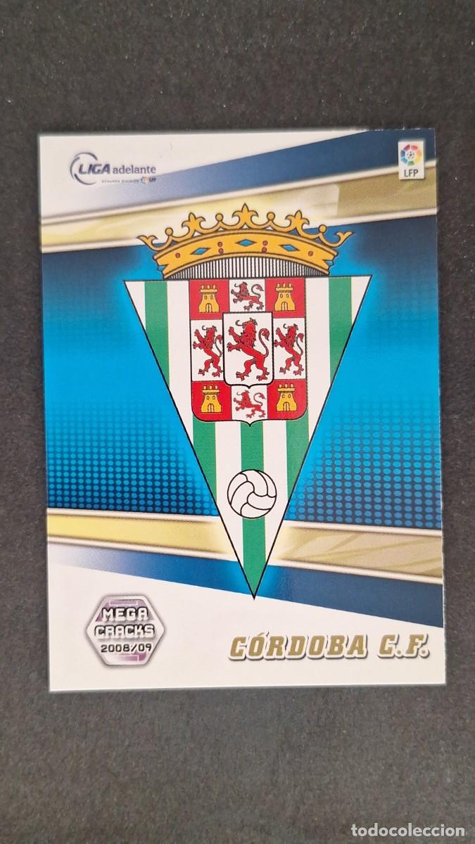 Cromos de F&uacute;tbol: L1 ESCUDO CORDOBA C. F. LIGA ADELANTE 423 PANINI MEGACRACKS 2008 2009 08 09