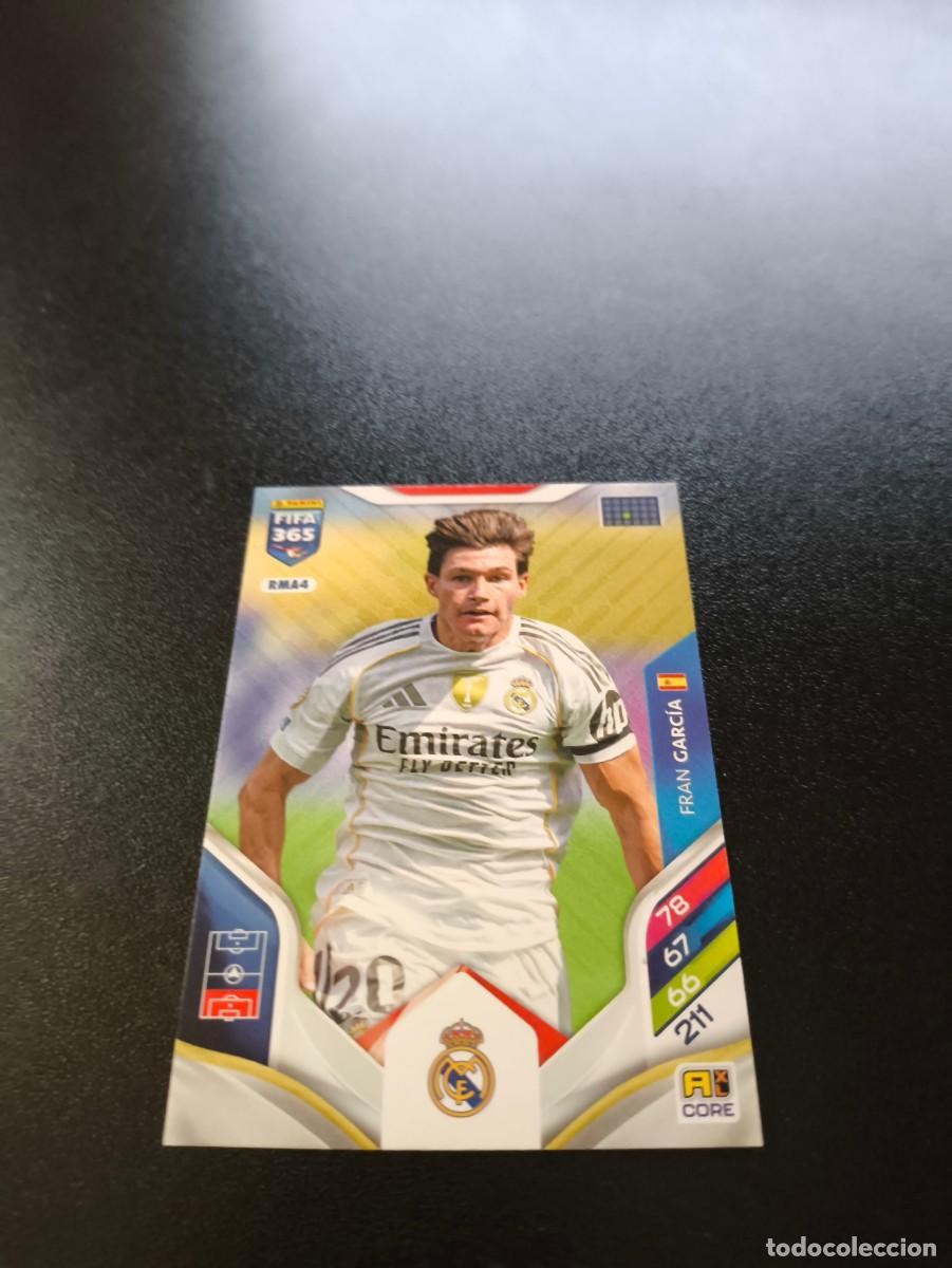 Cromos de F&uacute;tbol: RMA4 Fran Garc&iacute;a REAL MADRID PANINI ADRENALYN FIFA 365 2025 2026 NO LIGA ESTE