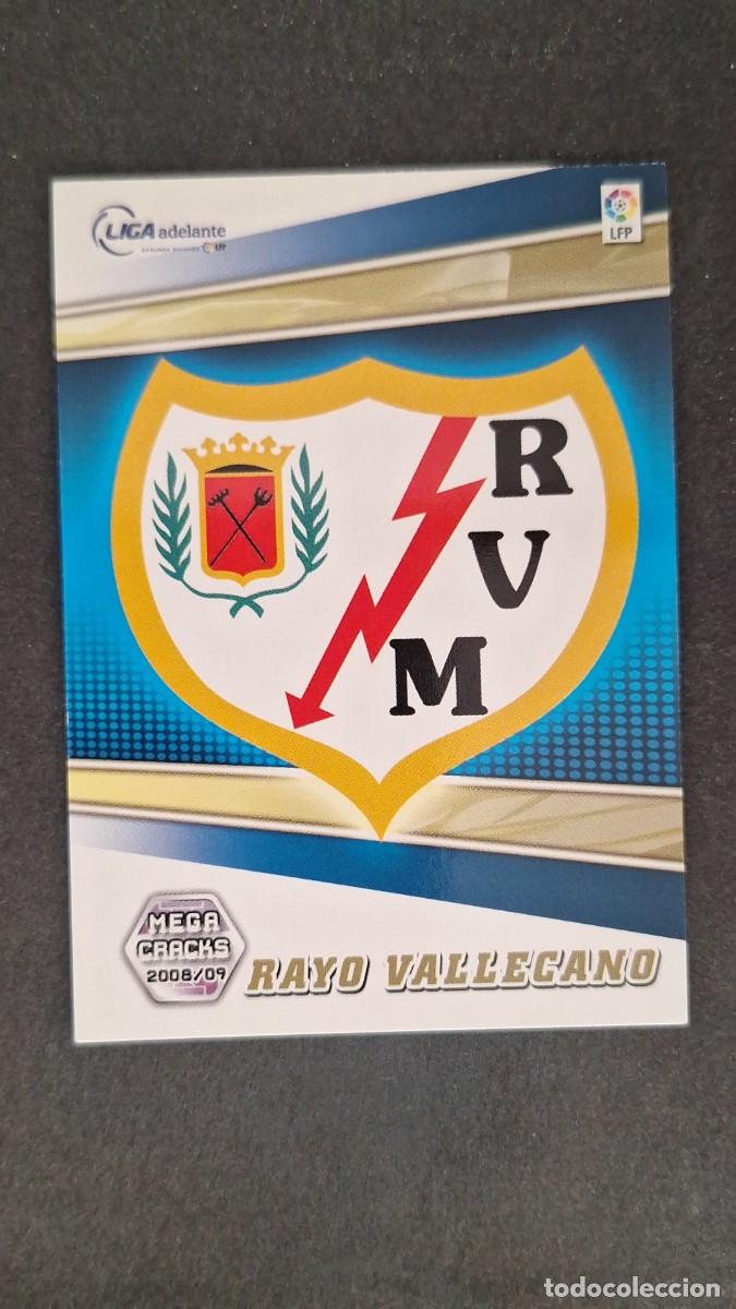 Cromos de F&uacute;tbol: L1 ESCUDO RAYO VALLECANO LIGA ADELANTE 424 PANINI MEGACRACKS 2008 2009 08 09