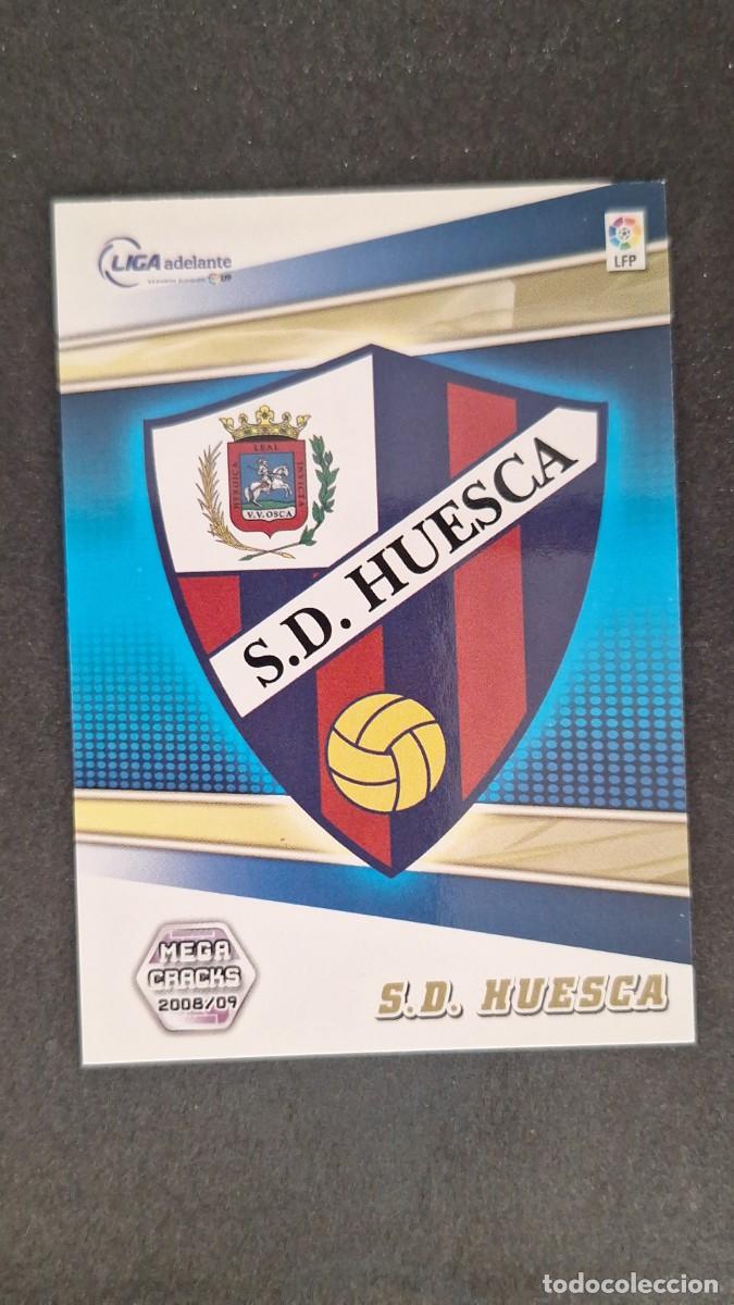 Cromos de F&uacute;tbol: L1 ESCUDO S. D. HUESCA LIGA ADELANTE 426 PANINI MEGACRACKS 2008 2009 08 09
