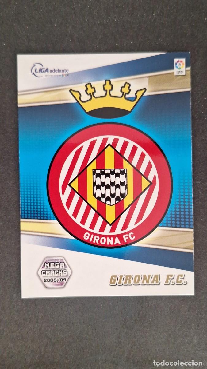 Cromos de F&uacute;tbol: L1 ESCUDO GIRONA F. C. LIGA ADELANTE 427 PANINI MEGACRACKS 2008 2009 08 09