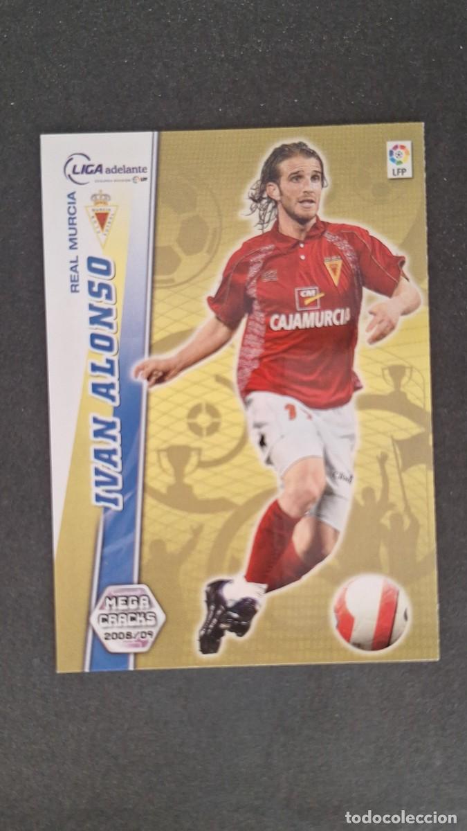 Cromos de F&uacute;tbol: L1 IVAN ALONSO REAL MURCIA C. F. LIGA ADELANTE 429 PANINI MEGACRACKS 2008 2009 08 09