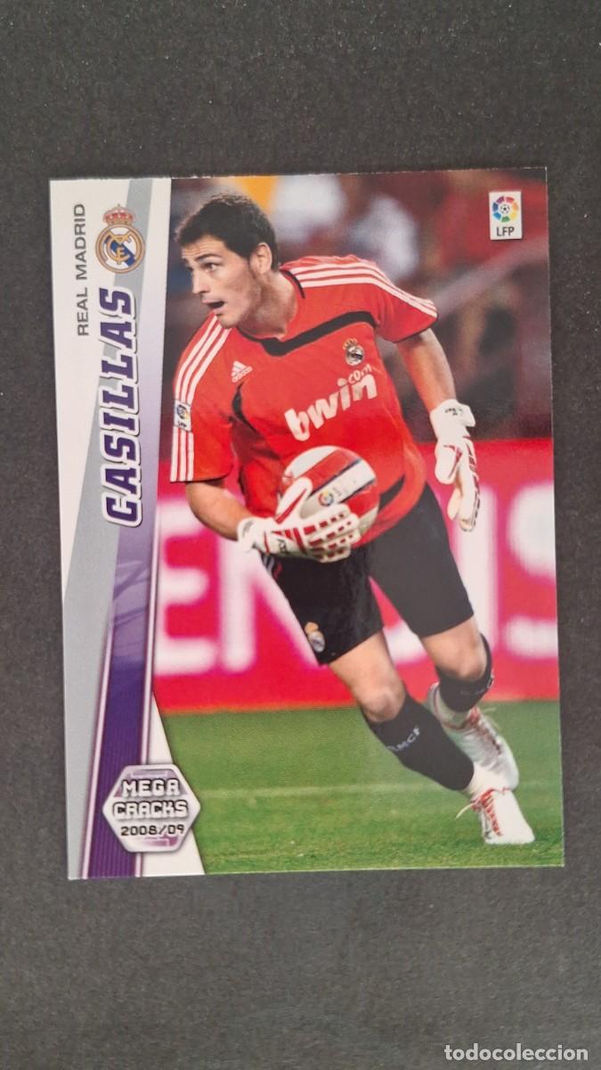 Cromos de F&uacute;tbol: L1 CASILLAS REAL MADRID 146 PANINI MEGACRACKS 2008 2009 08 09