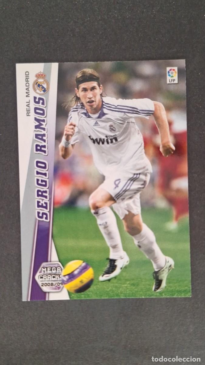 Cromos de F&uacute;tbol: L1 SERGIO RAMOS REAL MADRID 147 PANINI MEGACRACKS 2008 2009 08 09