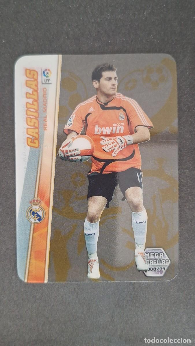 Cromos de F&uacute;tbol: L1 CASILLAS REAL MADRID MEGA ESTRELLAS 361 PANINI MEGACRACKS 2008 2009 08 09