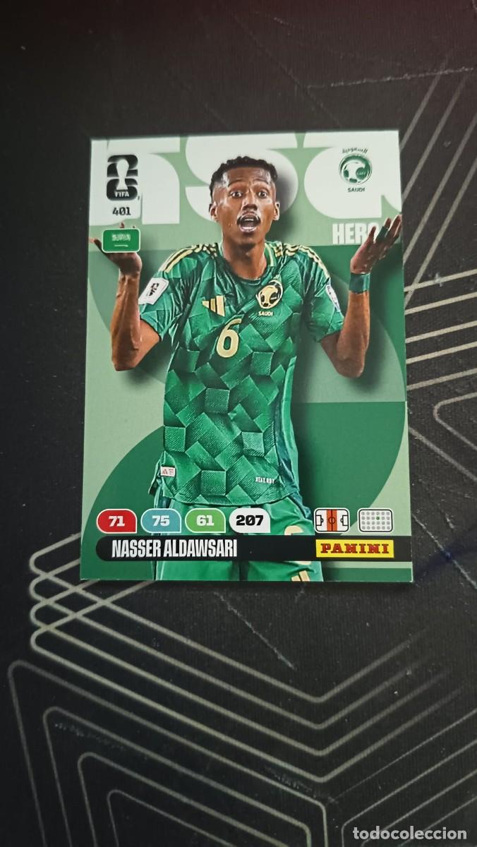 Cromos de F&uacute;tbol: 401, NASSER ALDAWSARI, ARABIA SAUDI, ADRENALYN XL FIFA WORLD CUP 2026