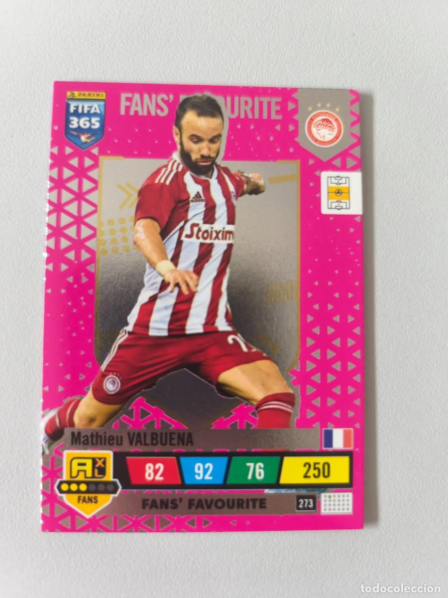 Cromos de F&uacute;tbol: FIFA 365 ADRENALYN XL 2023 FANS FAVOURITE MATHIEU VALBUENA 273 ALB FIFA