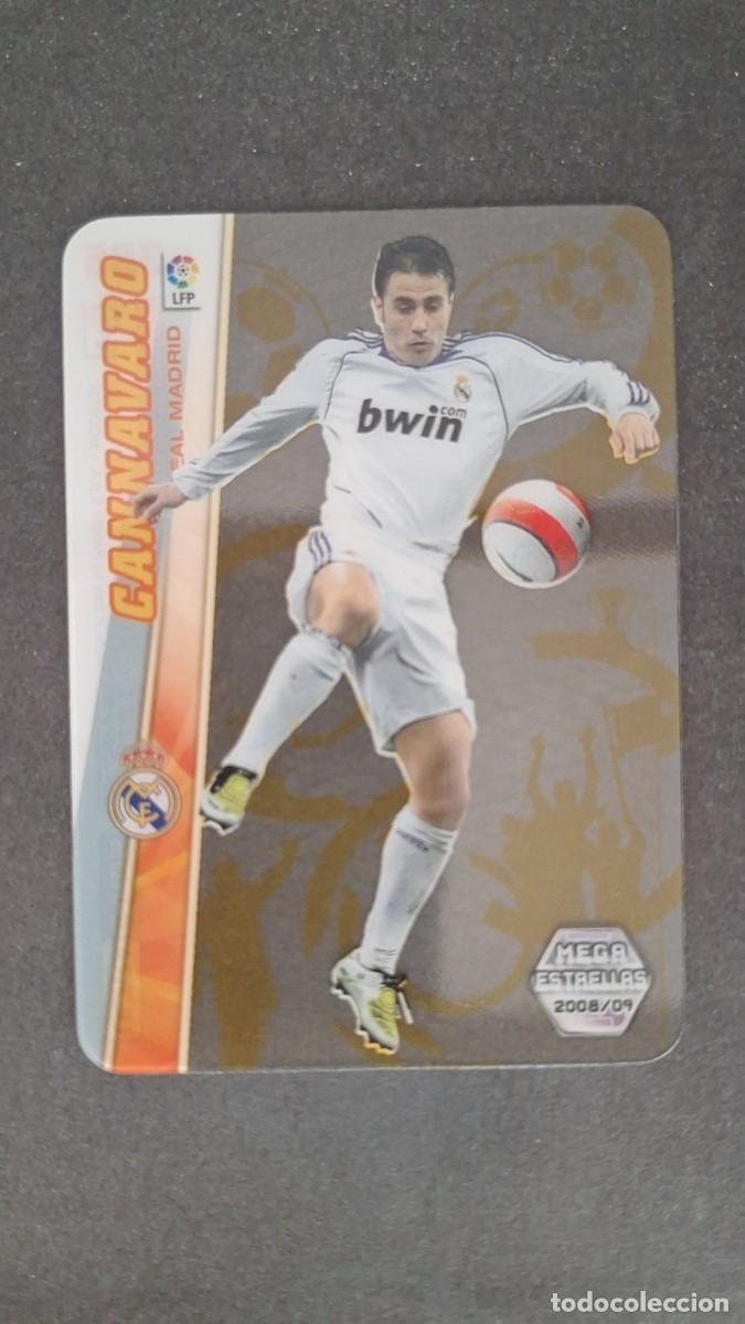 Cromos de F&uacute;tbol: L1 CANNAVARO REAL MADRID MEGA ESTRELLAS 365 PANINI MEGACRACKS 2008 2009 08 09