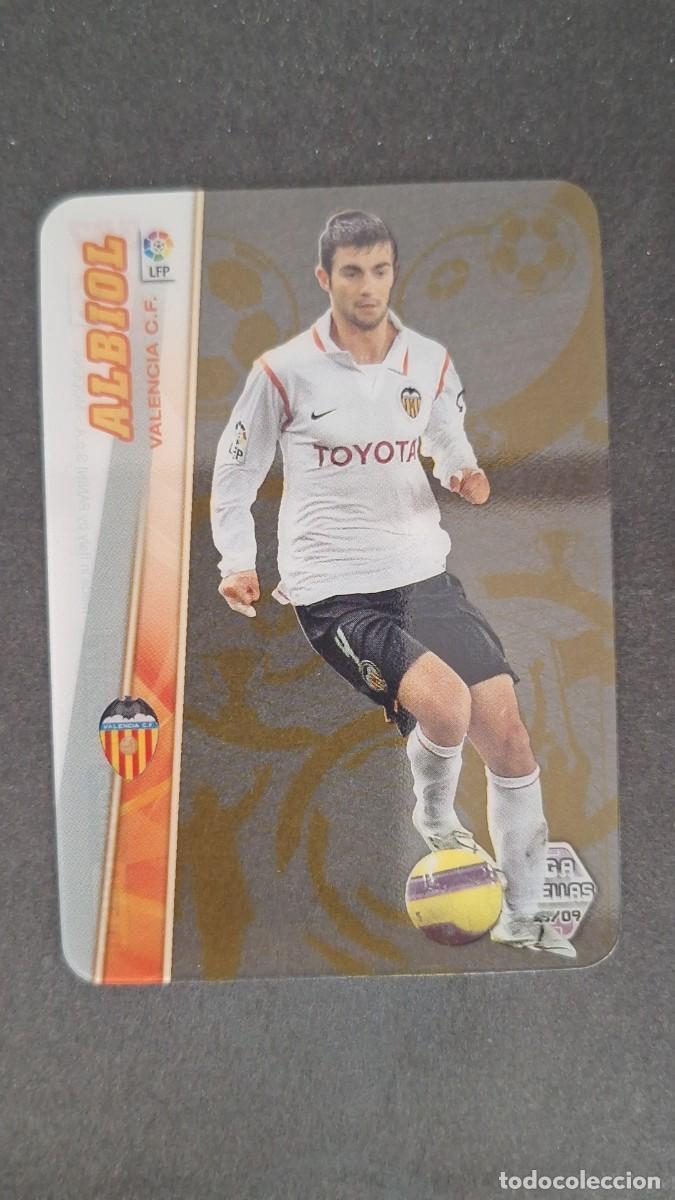Cromos de F&uacute;tbol: L1 ALBIOL VALENCIA C. F. MEGA ESTRELLAS 367 PANINI MEGACRACKS 2008 2009 08 09