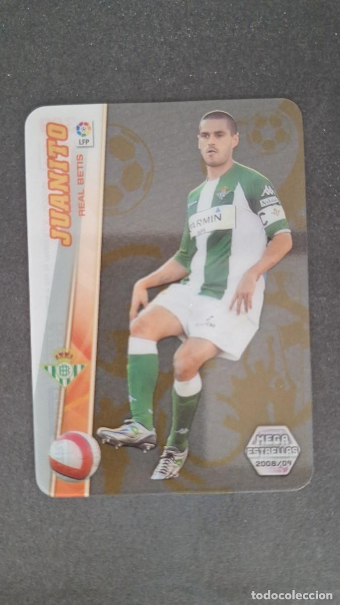 Cromos de F&uacute;tbol: L1 JUANITO REAL BETIS BALOMPIE MEGA ESTRELLAS 369 PANINI MEGACRACKS 2008 2009 08 09