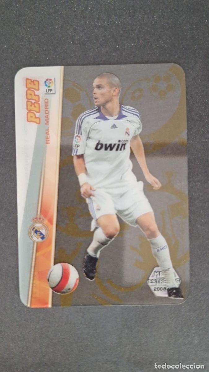 Cromos de F&uacute;tbol: L1 PEPE REAL MADRID MEGA ESTRELLAS 370 PANINI MEGACRACKS 2008 2009 08 09